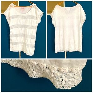 H&M The Garden Collection Lace T-shirt
